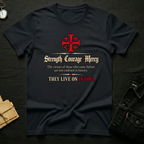 Strength Courage Mercy T-shirt