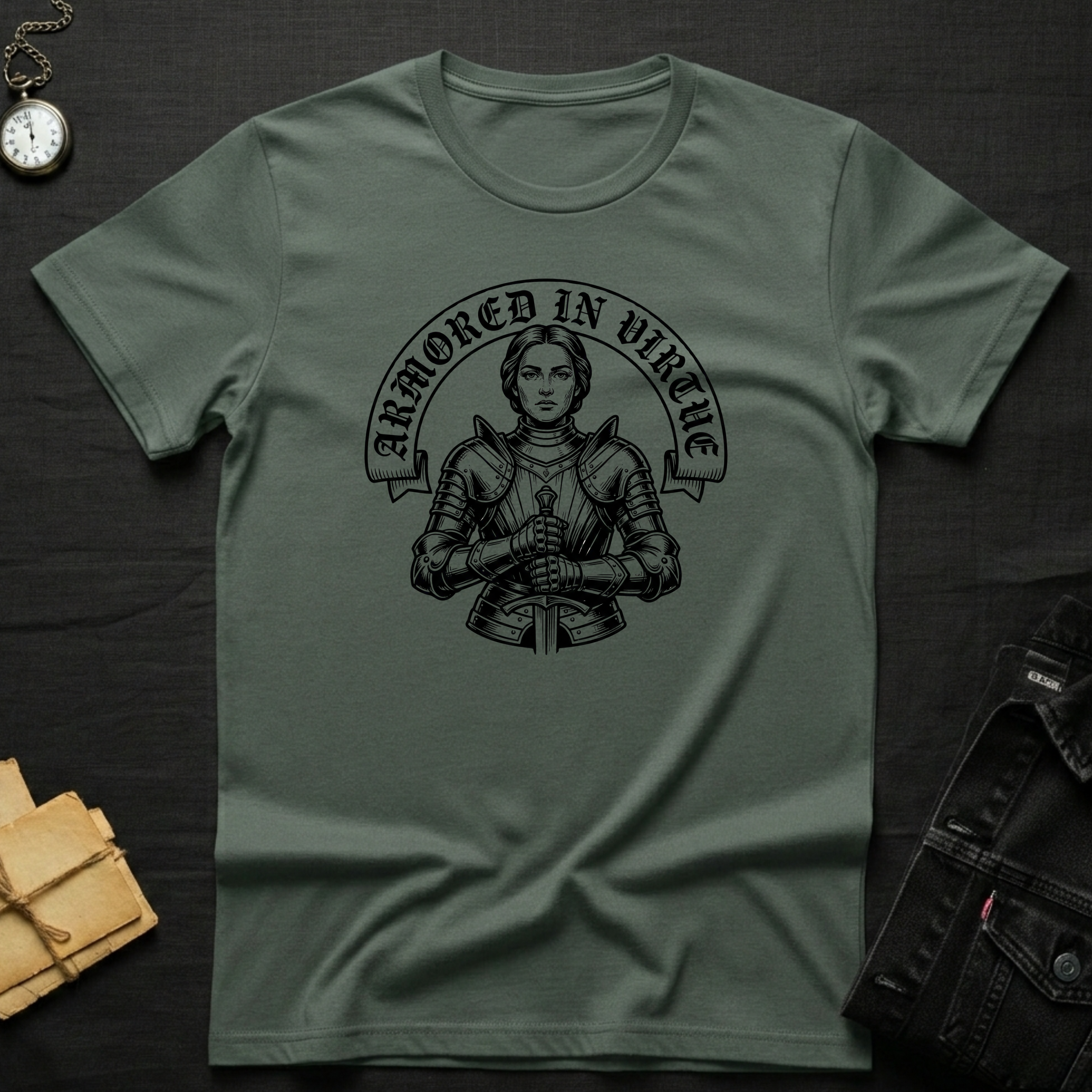 Armoured in Vertue T-Shirt