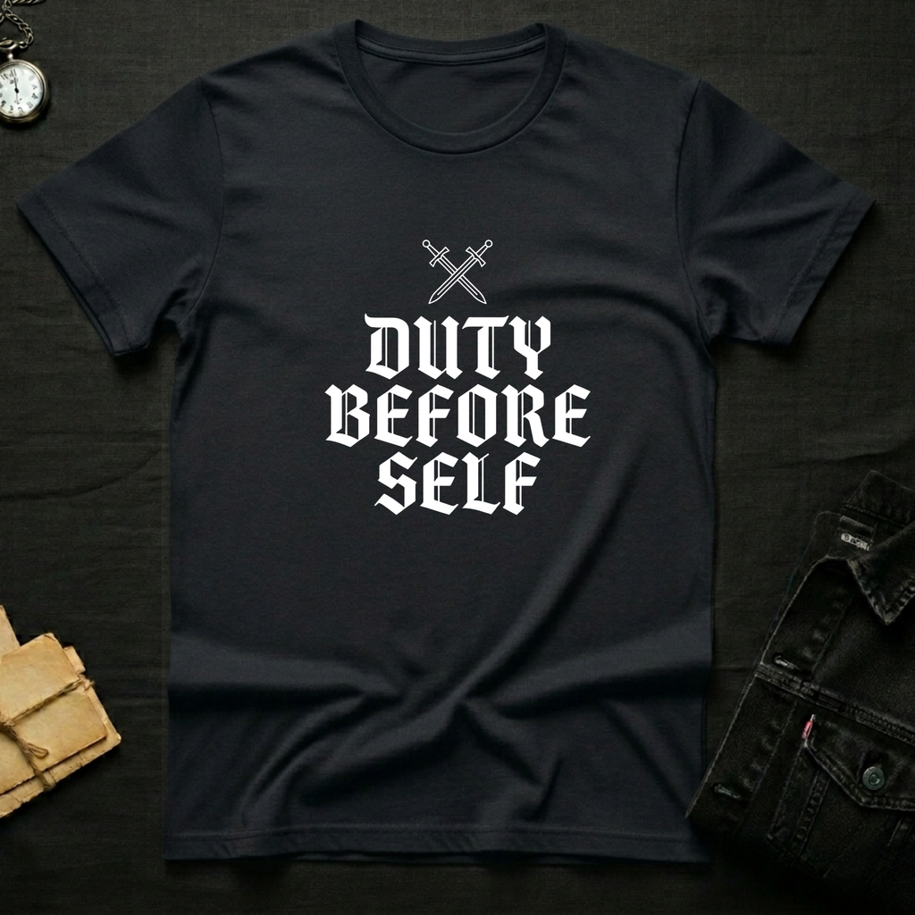 Duty before self T-shirt