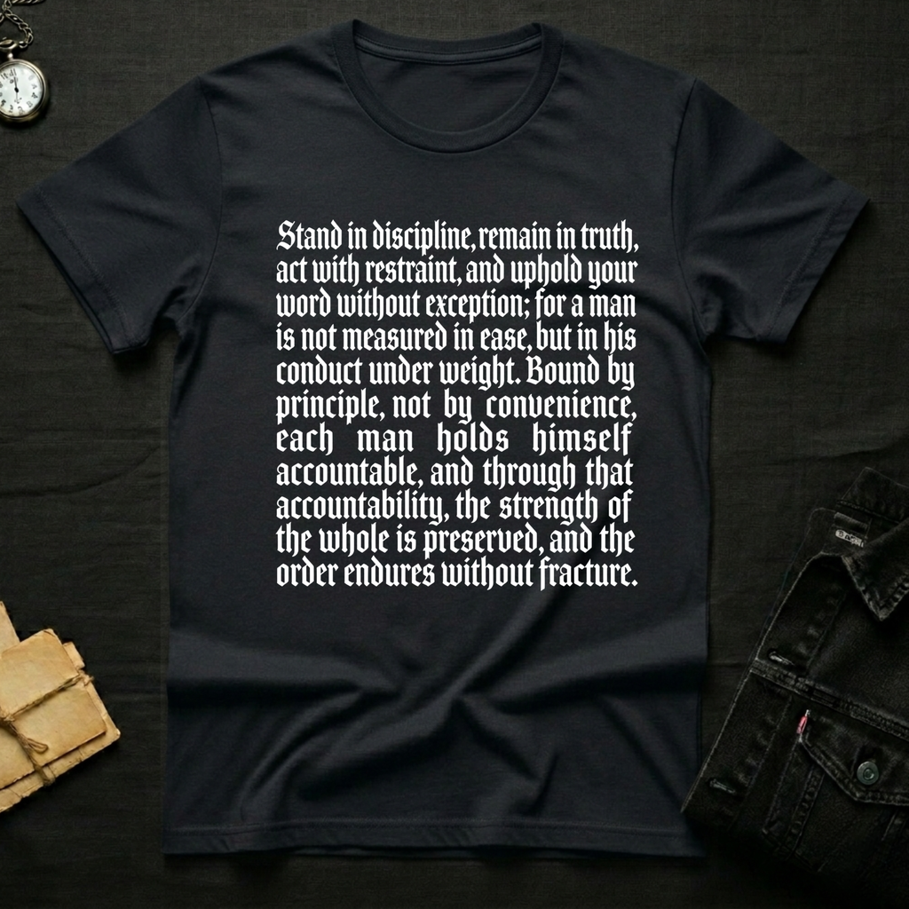 Stand in discapline T-shirt
