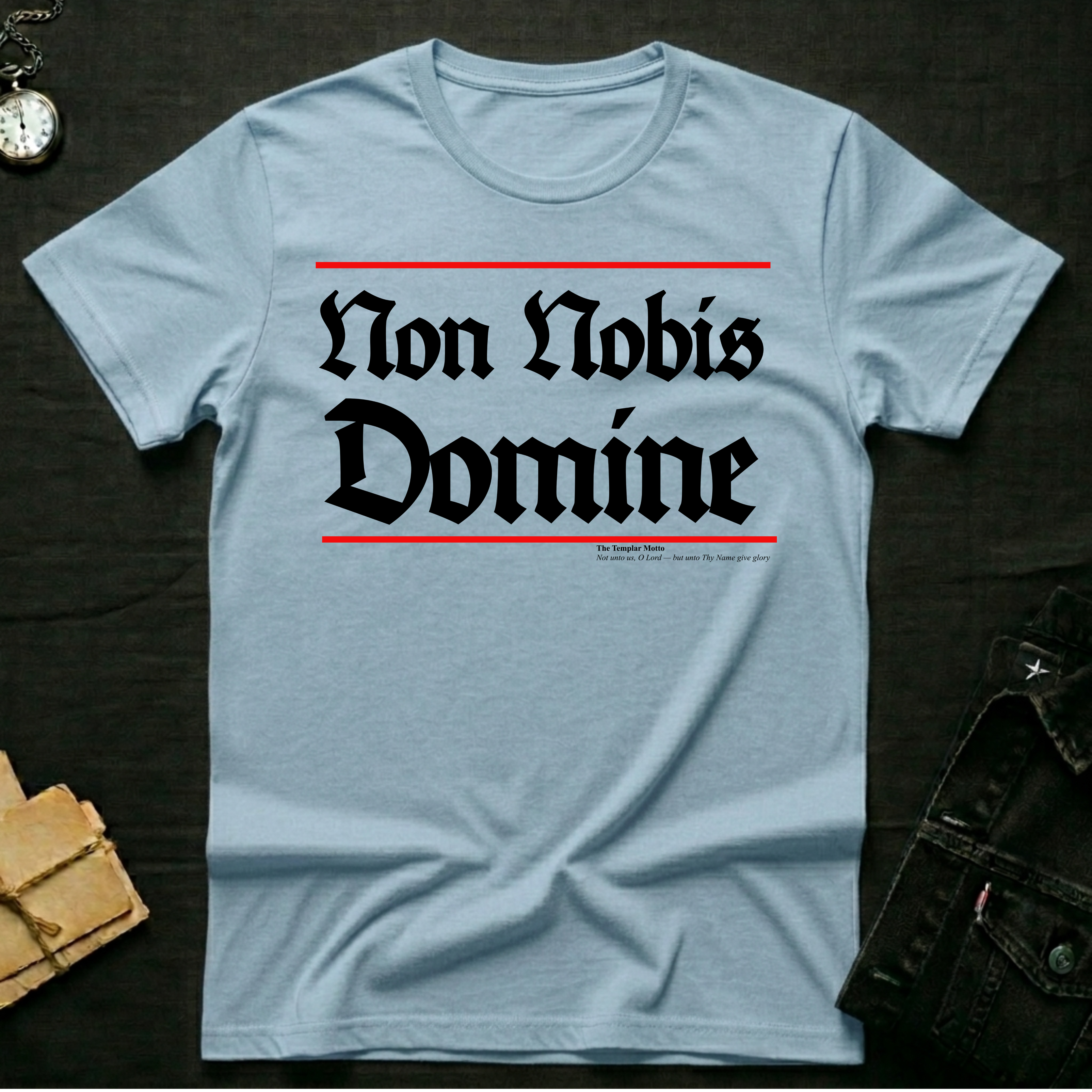 Knights Templar Motto T-shirt