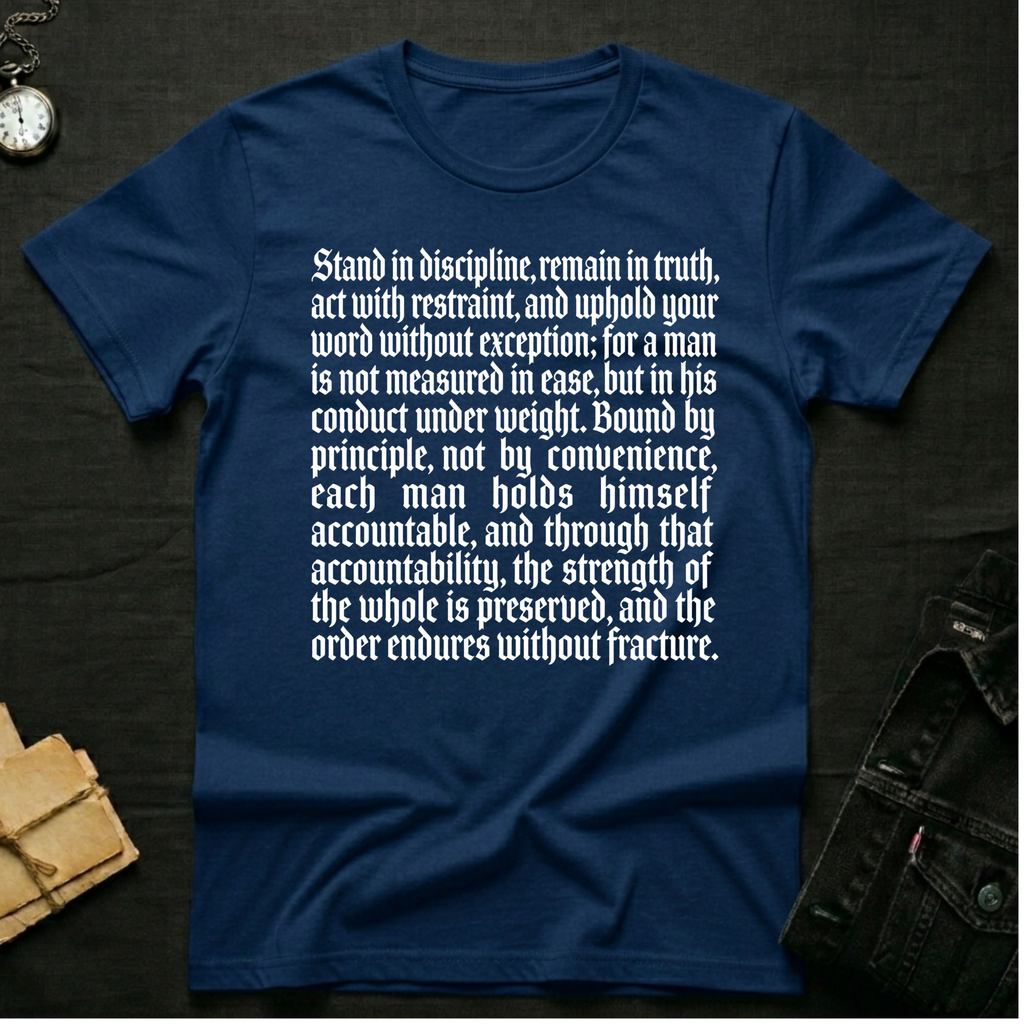 Stand in discapline T-shirt