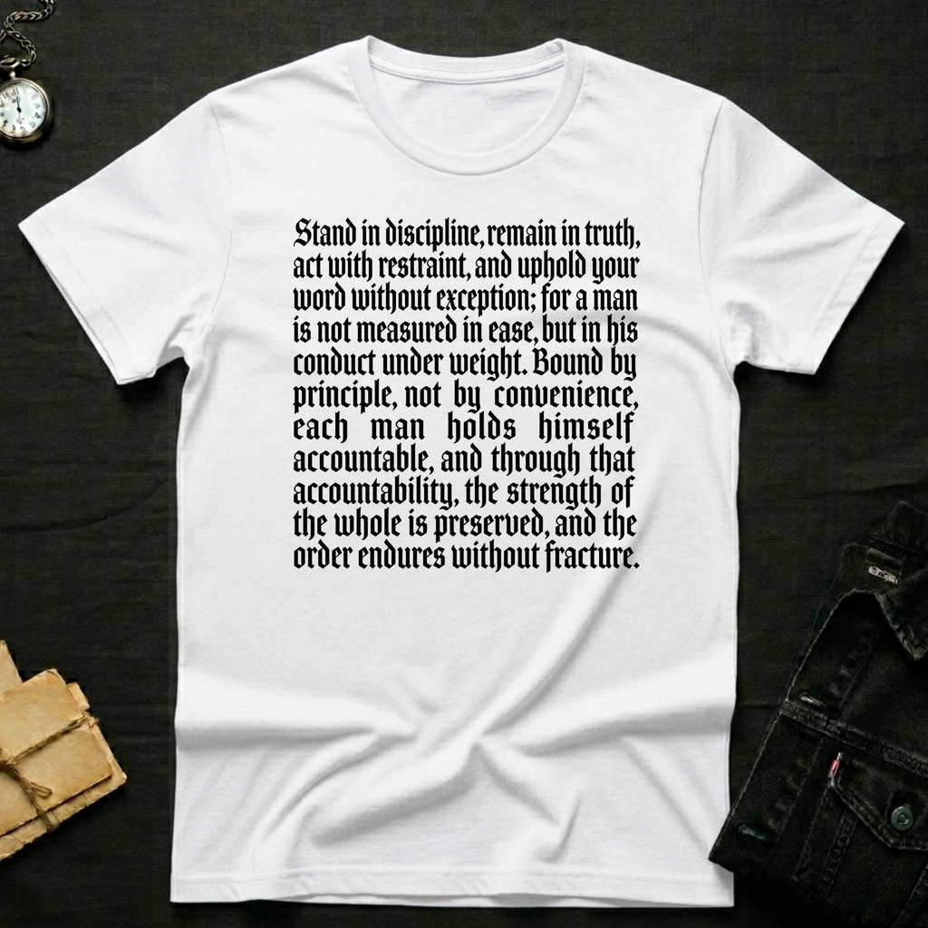 Stand in discapline T-shirt
