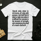 Speak only T-shirt