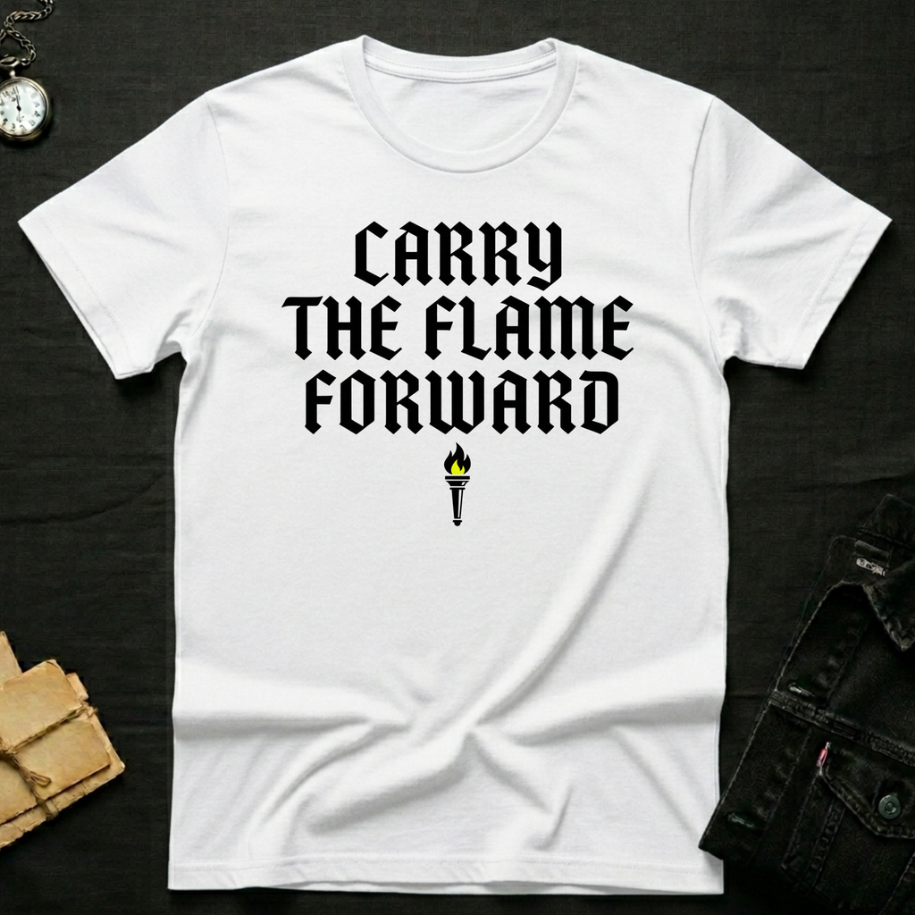 Carry the flame T-shirt